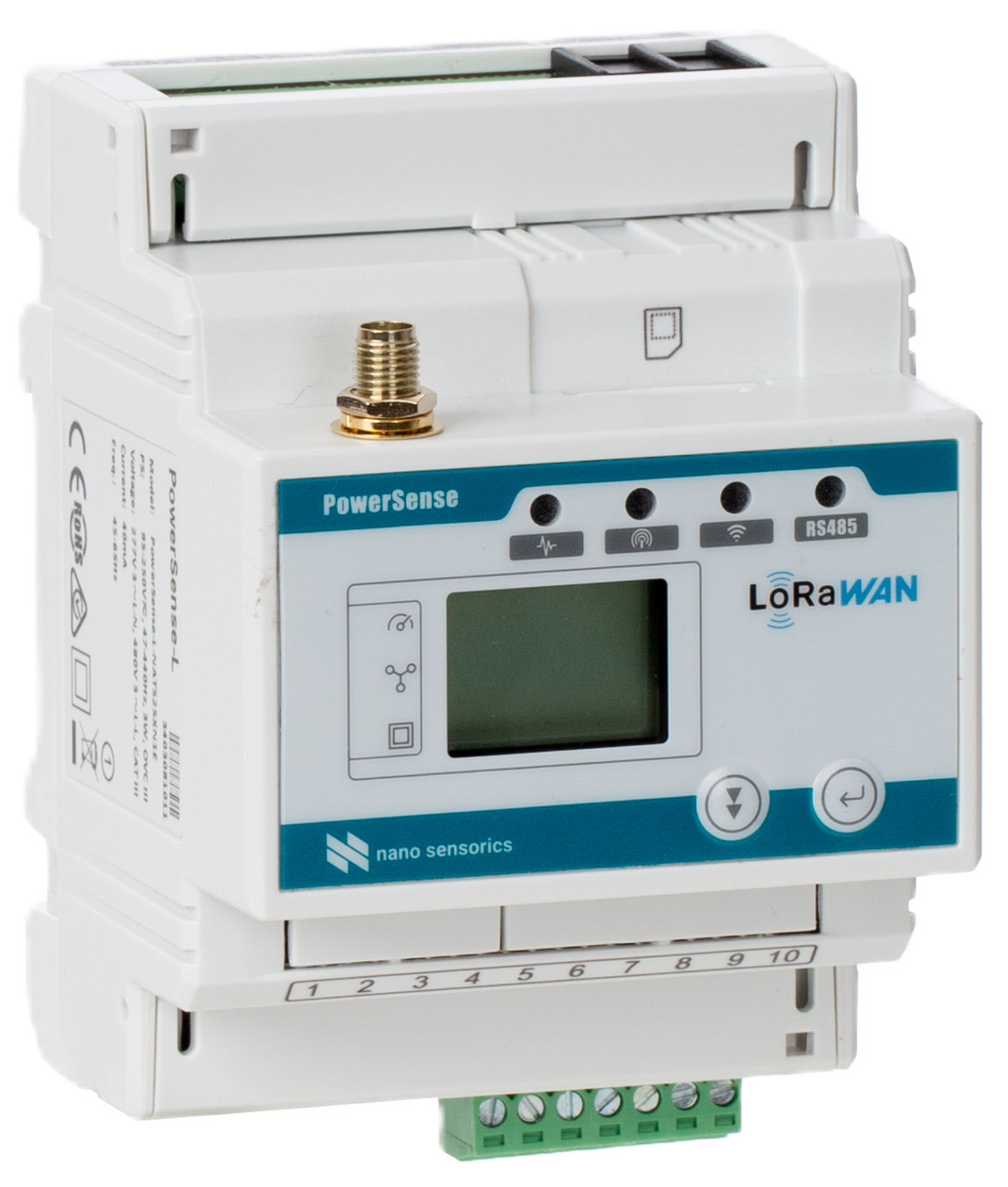 powersense 3 phase electric meter with lorawan
